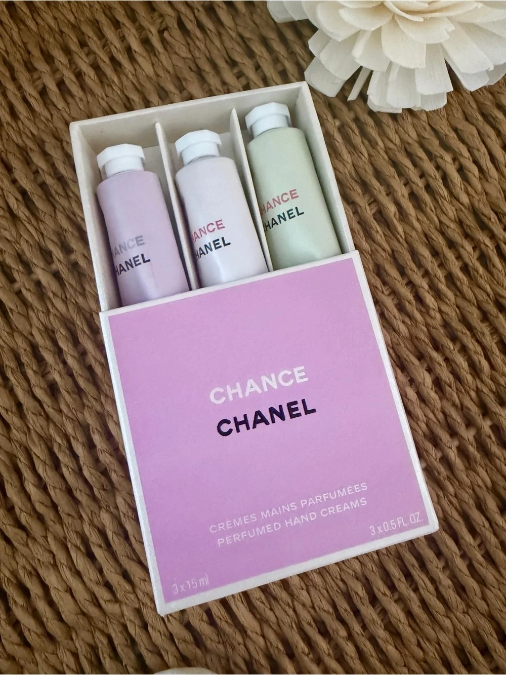 CHANEL Chance Perfumed Hand Cream Set - Pink and Pastel Trio